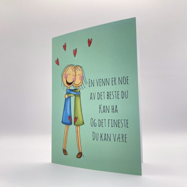 Lykønskningskort Ven