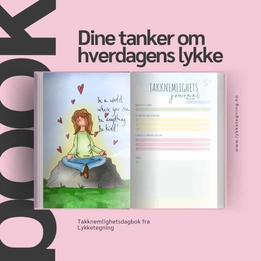 Takknemlighets-journal fra Lykketegning