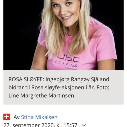 ROSA SLØYFE 2020